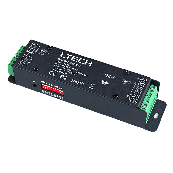 4CH CV DMX Decoder LT-854-5A